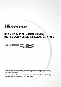 Manual Hisense AW1823TW3W Air Conditioner