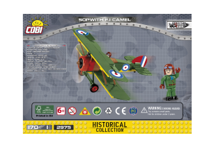 Kullanım kılavuzu Cobi set 2975 Great War Sopwith F.1 Camel
