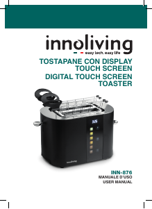 Manual Innoliving INN-876 Toaster