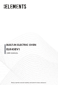 Handleiding KB Elements ELK45EV1 Oven