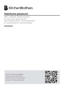Mode d’emploi KitchenBrothers KB1004209 Four à pizza