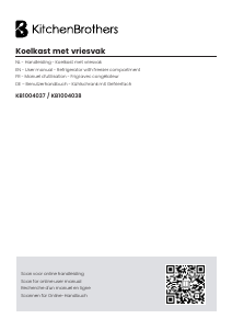 Bedienungsanleitung KitchenBrothers KB1004037 Kühlschrank