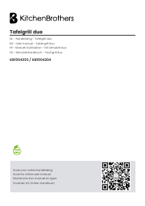 Mode d’emploi KitchenBrothers KB1004203 Gril de table