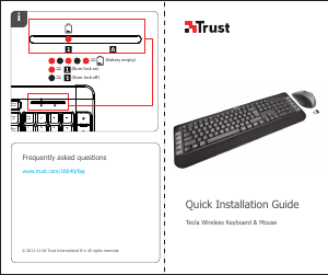 Handleiding Trust 18040 Toetsenbord