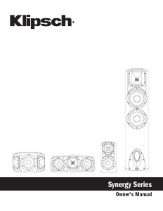 Manual de uso Klipsch Synergy Black Label F-200 Altavoz