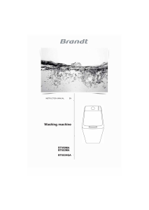 Manual Brandt BT653MA Washing Machine