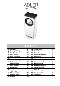 Manual Adler AD 8900 Ventilador