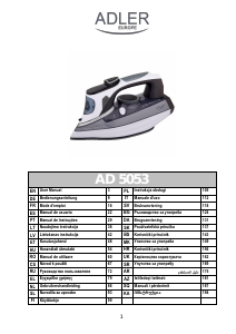 Bruksanvisning Adler AD 5053 Strykjärn