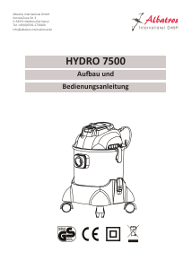 Bedienungsanleitung Albatros Hydro 7500 Staubsauger