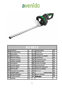 Manuale Avenido AV 6813 Tagliasiepi