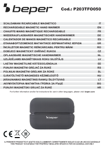 Manual Beper P203TFO050 Tampon de încălzire