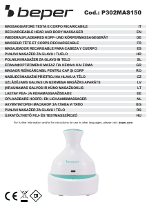 Rokasgrāmata Beper P302MAS150 Masāžas ierīce