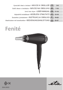 Návod Eta Fenité 7320 90020 Fén na vlasy