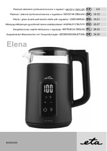 Bruksanvisning Eta Elena 9595 90000 Vattenkokare
