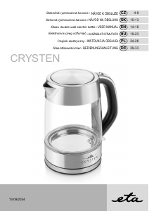 Bruksanvisning Eta Crysten 4154 90000 Vattenkokare
