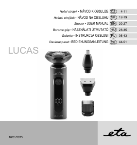 Instrukcja Eta Lucas 4343 90000 Golarka