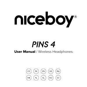Priručnik Niceboy Pins 4 Slušalica