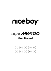 Priručnik Niceboy ORYX MW400 Miš