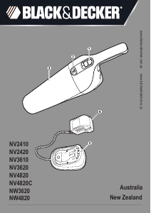 Manual Black and Decker NV3610 Handheld Vacuum