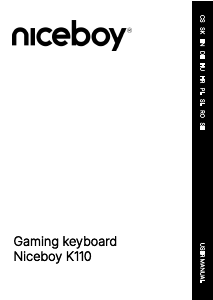 Manual Niceboy K110 Keyboard