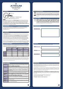 Bedienungsanleitung Atrium A12-50 Armbanduhr