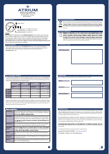 Bedienungsanleitung Atrium A13-60 Armbanduhr