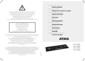Brugsanvisning ATAG HG1471MBA Kogesektion