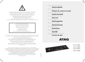 Handleiding ATAG HG1471MDA Kookplaat