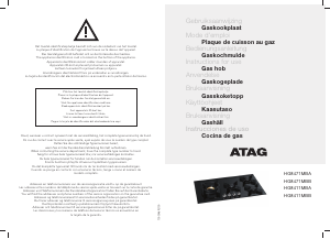 Brugsanvisning ATAG HG8471MBA Kogesektion