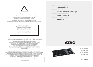 Manual ATAG HG9571MBB Hob