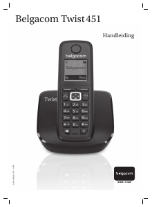 Handleiding Belgacom Twist 451 Draadloze telefoon