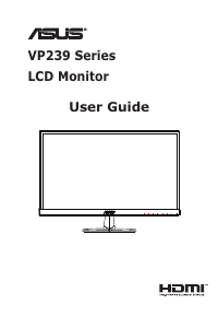 Handleiding Asus VP239N LCD monitor