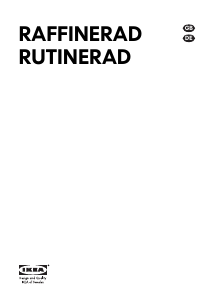 Manual IKEA RUTINERAD Oven