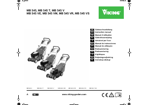 Manual de uso Viking MB 545 V Cortacésped