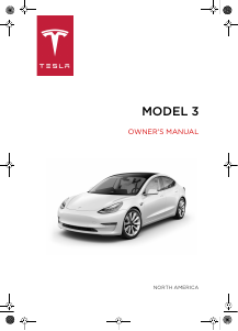 Handleiding Tesla Model 3 (2018)