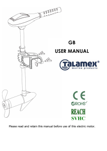 Brugsanvisning Talamex TM30 Påhængsmotor