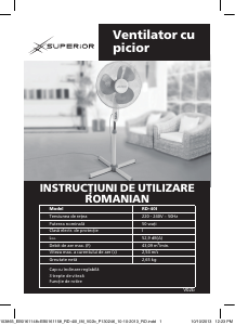 Manual Superior RD-40I Ventilator