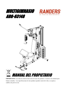 Manual de uso Randers ARG 63148 Máquina de ejercicios