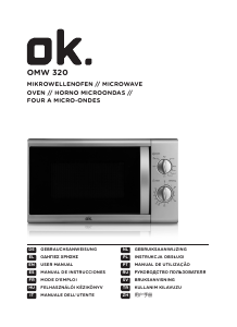 Manual OK OMW 320-S Microwave