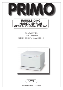 Bedienungsanleitung Primo VW1 Geschirrspüler