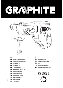 Használati útmutató Graphite 58G519 Fúrókalapács