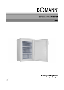 Manual Bomann GS 2196 Freezer