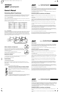 Handleiding Axiom 5.0 Fietscomputer