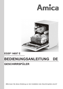 Bedienungsanleitung Amica EGSP 14697 E Geschirrspüler