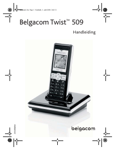 Handleiding Belgacom Twist 509 Draadloze telefoon