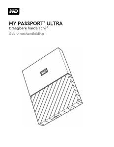 Handleiding Western Digital WDBTLG0020BGD-WESN My Passport Ultra Harde schijf