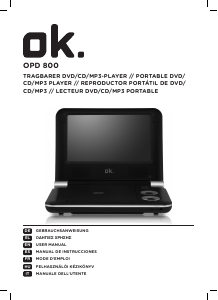 Εγχειρίδιο OK OPD 800 Συσκευή αναπαρωγής DVD