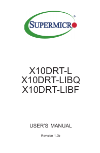 Manual Supermicro X10DRT-L Motherboard