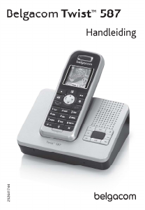 Handleiding Belgacom Twist 587 Draadloze telefoon