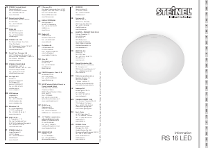 Priručnik Steinel RS 16 LED Svjetiljka